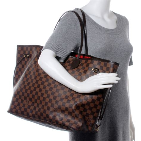 louis vuitton neverfull damier ebene gm brown|Louis Vuitton Damier Ebene original.